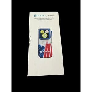 Olight Oclip Pro Stars & Stripes Edition Clip-On Light w/ 3 Light Sources NEW